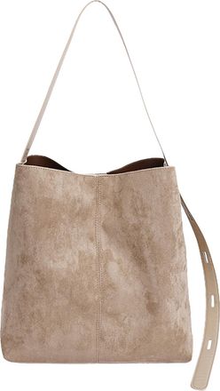 Generic Womens Faux Suede Large Shoulder Bag for Autumn Winter with Plenty of Storage for School, Work and Travel