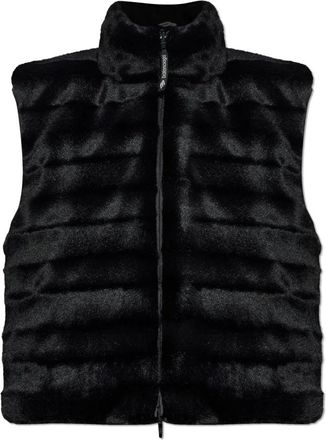 Balenciaga Reversible Vest - Dames - Bodywarmers - Zwart - S - Polyester - Jassen