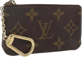 Louis Vuitton Pre-owned Accessories, female, Brown, Size: ONE SIZE Pre-owned Canvas Wallet