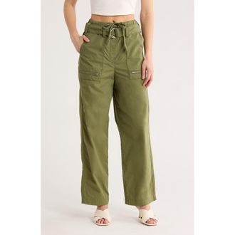 Maje Popsy Cotton Utility Pants in Khaki at Nordstrom Rack, Size 2 (Fits Like 4-6 Us) / 38 Eu