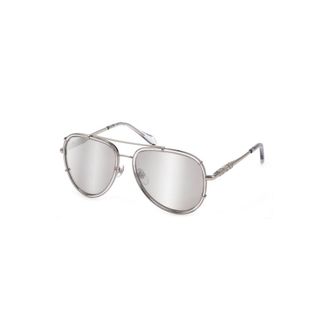 Just Cavalli Womens Aviator Silver Sunglasses - Light Grey Metal - One Size