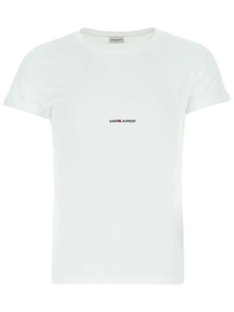 Saint Laurent T-Shirt mit Rundhalsausschnitt