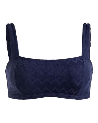 Roxy Triangel-Bikini-Top ROXY Current Coolness, Damen, Gr. XS, Cup B, blau (naval academy), 91% Nylon, 9% Elasthan, Bikini-Oberteile Triangel-Bikini-Top