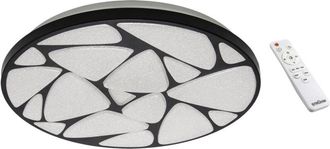 OEM L&aacute;mpara De Techo Con Mando A Distancia Led Mineral C 48w 3000k-4200k-6500k Ip44 Negro