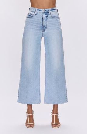 Pistola Denim Lana Raw Hem Ankle Wide Leg Jeans in Sun Kissed Vintage at Nordstrom Rack, Size 32