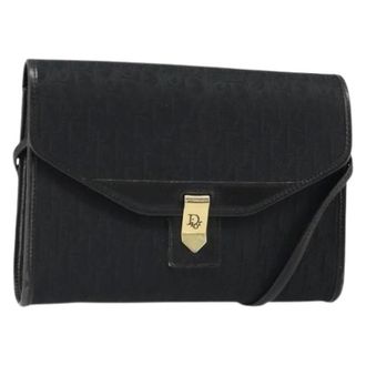 Dior Pre-owned Trotter Shoulder Bag - Dames - Pre-owned - Zwart - Maat: ONE Size
