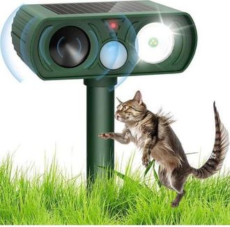 OEM Repelente Ultras&oacute;nico Para Gatos De Exterior Con Led Solar E Impermeabilidad Ip65 Para Jard&iacute;n, Patio Y Terraza: Repele Gatos, Perros, P&aacute;jaros Y Roedor