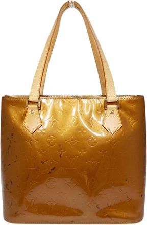 Louis Vuitton Vernis Bronze Patent Leather Tote Bag (Pre-Owned)