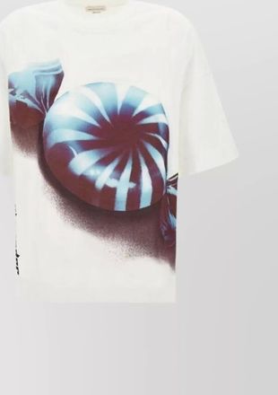 Jil Sander cotton oversized ribbed crew-neck logo-print t-shirt
