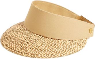 Eric Javits Squishee Champ Custom Fit Visor in Peanut at Nordstrom