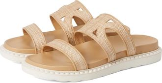 Kate Spade New York Duo Raffia Sport Sandals Womens Sandals Natural : 5.5 B - Medium, Leather