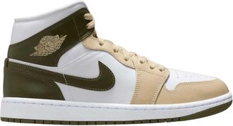 Nike Jordan 1 Mid - Heren - Fitnessschoenen - Veelkleurig - 38 EU - Leer - Fitness