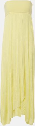 Alaia Pleated bustier dress