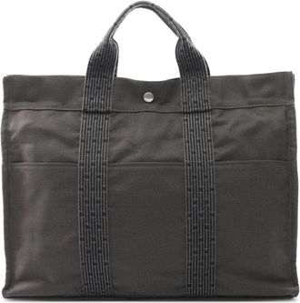 Hermès Borsa tote con logo anni 2000 - Grigio