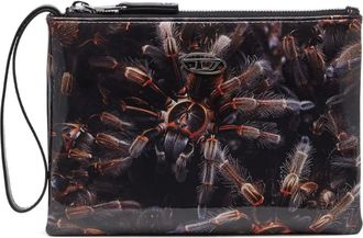 Diesel Pouch con stampa - Nero
