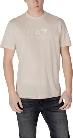 Emporio Armani Emporio Armani Ea7, Hombre, Camisetas, Beige, Talla: XL