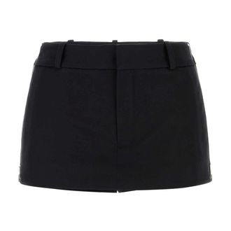 Alexander Wang Alexander Wang, Short Shorts, female, Black, Size: 3XS Pant-skirt