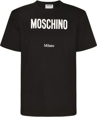 Moschino Stijlvolle T-shirts en Polos - Heren - T-shirts - Zwart - S - Tops