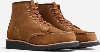 Red Wing Shoes Womens Classic 6 Moc Lace Up Boots In Clove Acampo