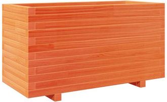 vidaXL Garden Planter Wax Brown 90x40x49.5 cm Solid Wood Pine vidaXL
