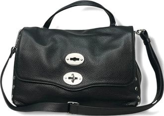 Zanellato Baby Postina kleine tas met handgreep - Zwart