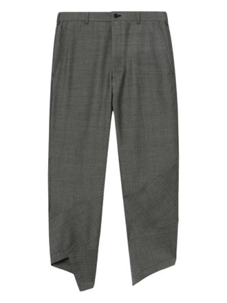 Comme Des Garçons panelled asymmetrical trousers - Grey