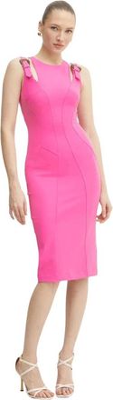 Versace Jeans Couture Fitted Dress - Dames - Casual kleedjes - Roze - XS - Kleedjes