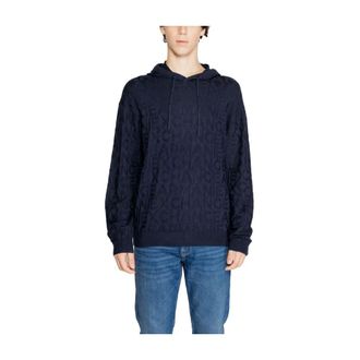 A|X Armani Exchange Heren, Sweatshirts & Hoodies, Blauw, Maat: XS Viscose