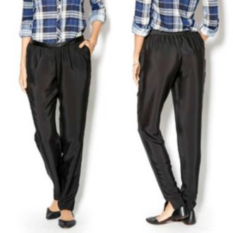 BCBGeneration Woven Sportswear Pant In Black