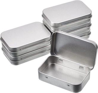 OEM Caja De Metal Rectangular Con Bisagras Y Tapas, De 6 Piezas, Mini Caja De Almacenamiento Port&aacute;til