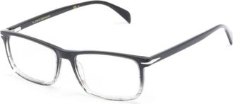 Eyewear by David Beckham Zwarte optische bril- veelzijdig en stijlvol - Heren - Brillen - Zwart - 54 MM - Accessoires