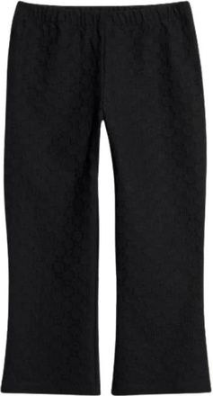 Gucci Pantalones GG Jersey Jacquard - Trousers - Mujer - Negro - M
