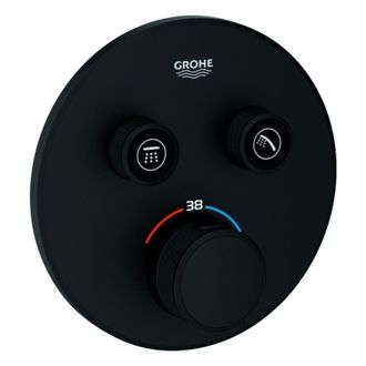 GROHE Termostato Grohtherm Smartcontrol 29507 2 Asv Fms Para 35604 Phantom Black, 29507kf0