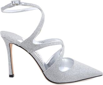 Jimmy Choo London Azia 95 Glitter Pumps, Brand Size 35.5 ( US Size 5.5 )