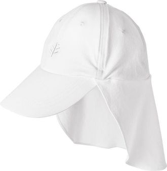 Coolibar Pool Cap with Neck Drape - UPF 50+ Sun Protection - Hayden in White at Nordstrom
