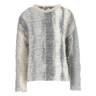 KANGRA Truien & Vesten, Dames, Grijs, S, Wol, Trui met ronde hals