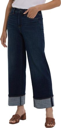 NYDJ Nydj Teresa Moulin Blue Wide Leg Jean