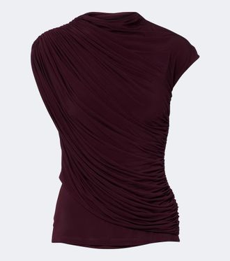 Tove Khari draped jersey top