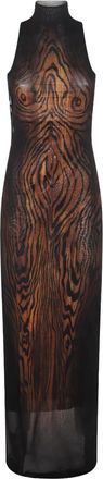 Jean Paul Gaultier Abito con stampa - Nero