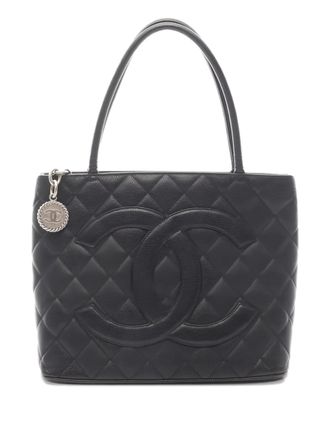 Chanel 2000-2002s reissue caviar-leather tote bag - women - Caviar Leather - One Size - Black