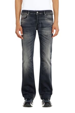 Diesel Bootcut Jeans Low Waist 2007 Zatiny, Black/Dark grey, Button fly