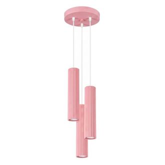 Sollux Lighting L&aacute;mpara colgantes rosa aluminio alt. 108 cm