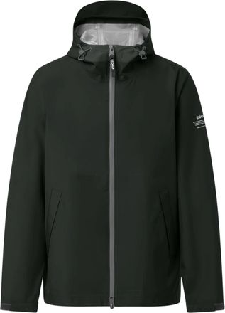 Ecoalf Black Diluvio Hooded Jacket