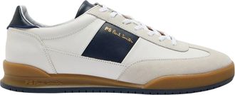 Paul Smith Suede Panel Low-Top Dover Leather Sneakers