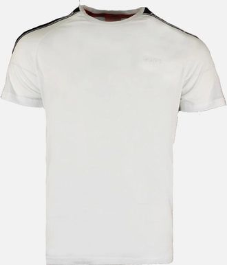 HUGO BOSS Mens HUGO Liam T-Shirt, Natural - White - Size: 38