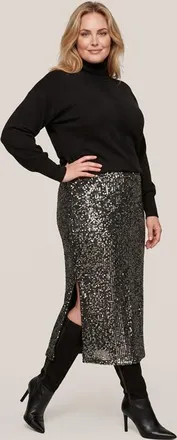 Mart Visser Nyla Rok Donker Metallic Maxi
