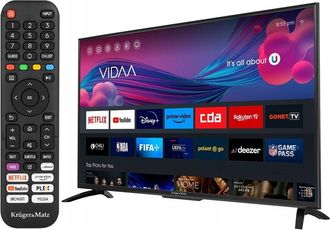 OEM Kruger Dvb-t2 Hevc Fhd 40 Smart Tv Vidaa Tv