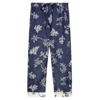 Max Mara Wide Trousers, female, Blue, M, Cinzia Trousers