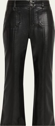 Cinq &agrave; Sept Vegan Leather Kick-Flare Pants
