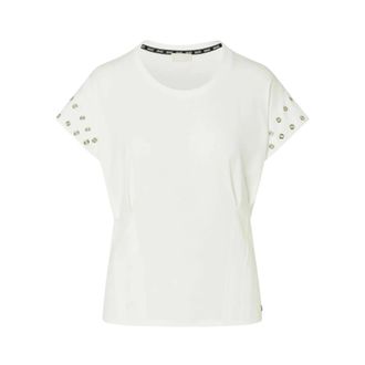 Liu Jo Dames, Tops, Wit, Maat: L Katoen